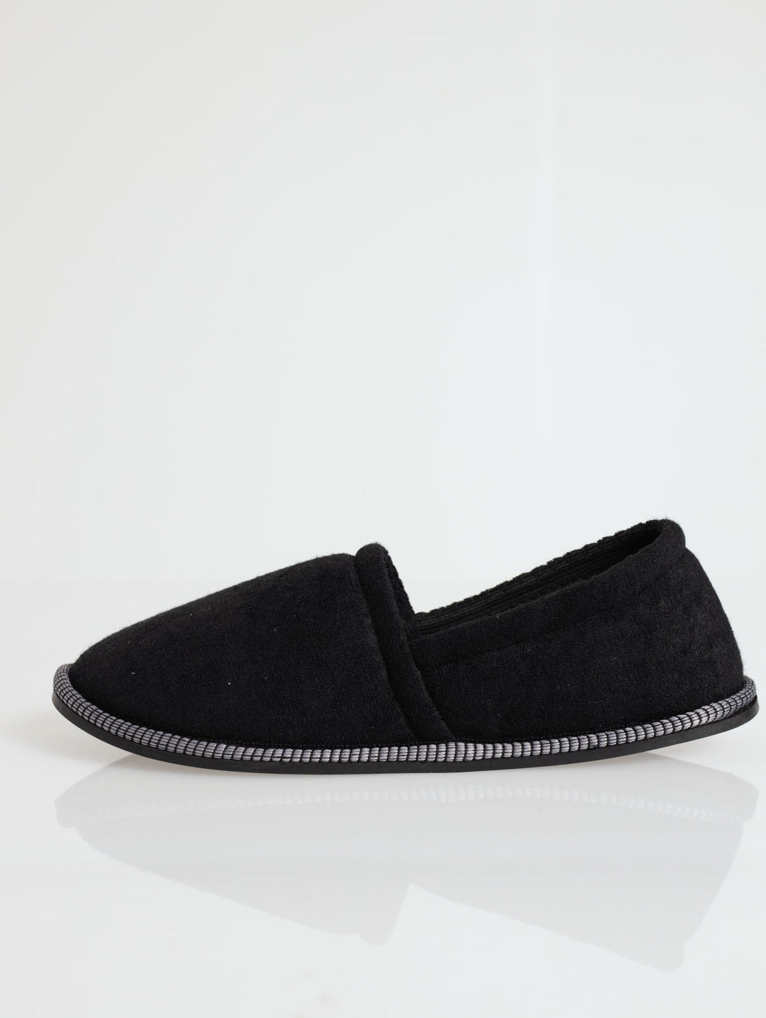 Basic Closed Back Slipper - Black