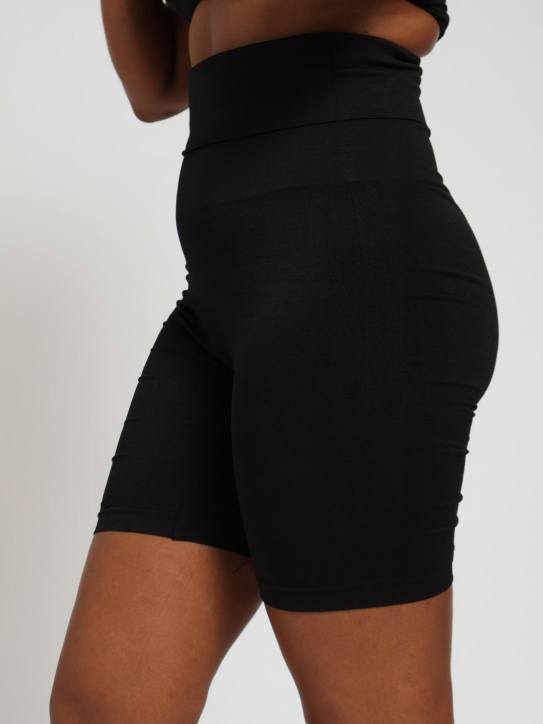 Seamless Long Leg Shaper - Black