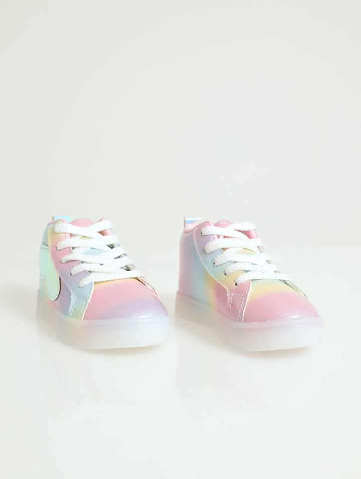 Pre-Girls Rainbow Light-Up Hi-Top