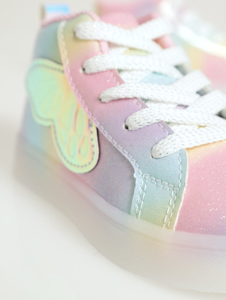 Pre-Girls Rainbow Light-Up Hi-Top