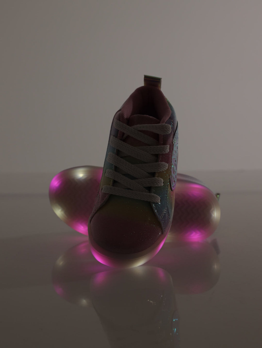 Pre-Girls Rainbow Light-Up Hi-Top