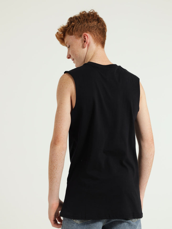 Boys La Lakers Vest - Black