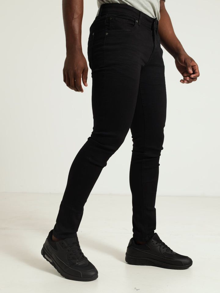 Stanley Slim Denim Jeans - Black