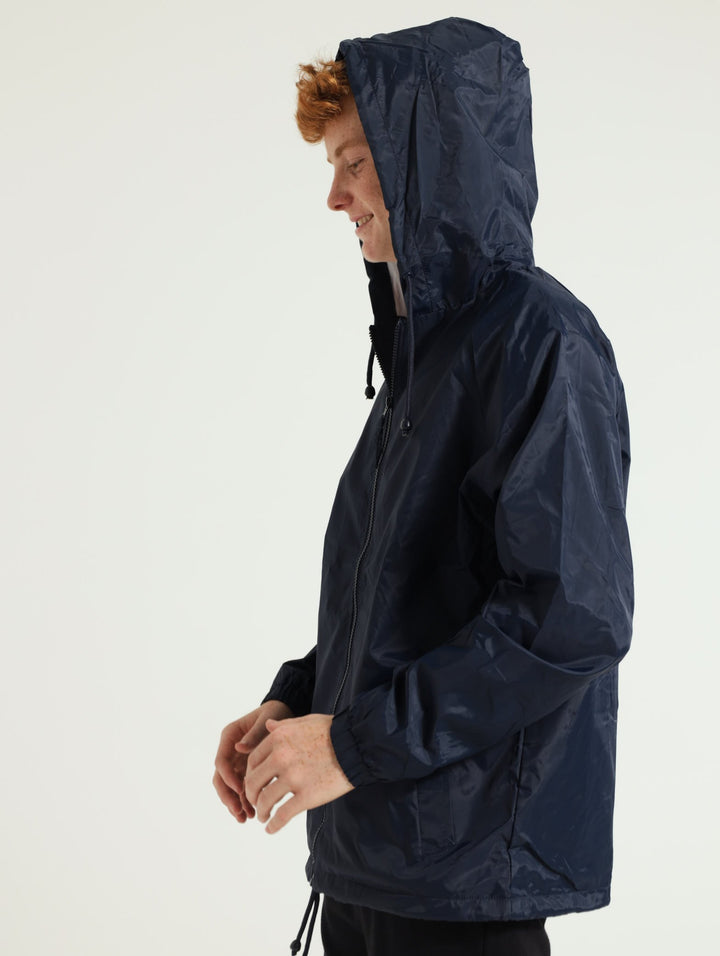 Unisex School Rain Jacket - Navy