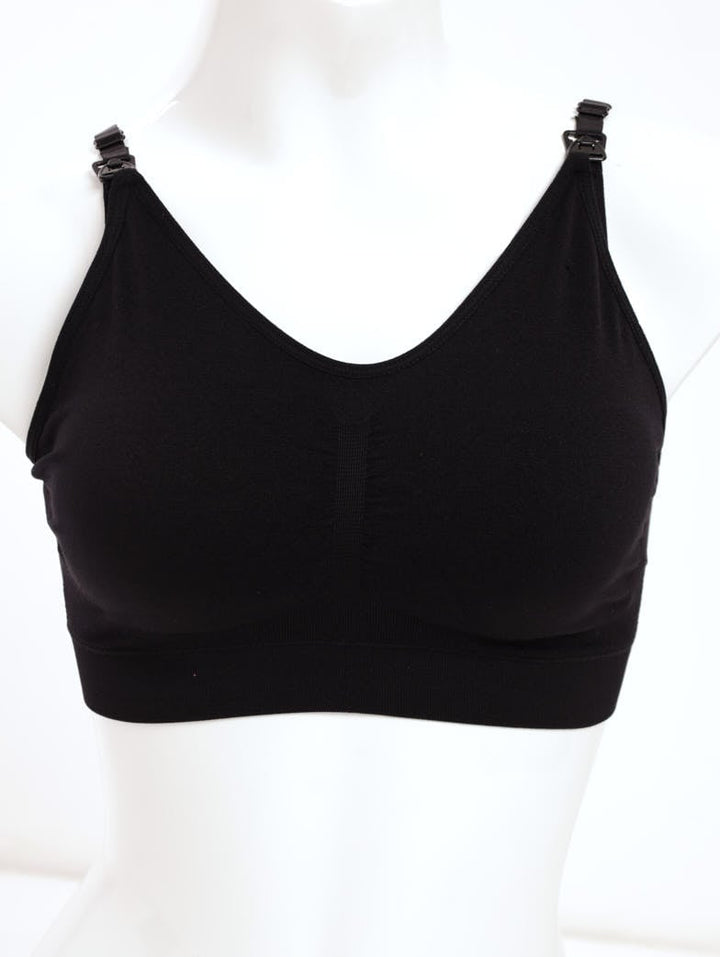 Ladies Single Nursing Bra - Black