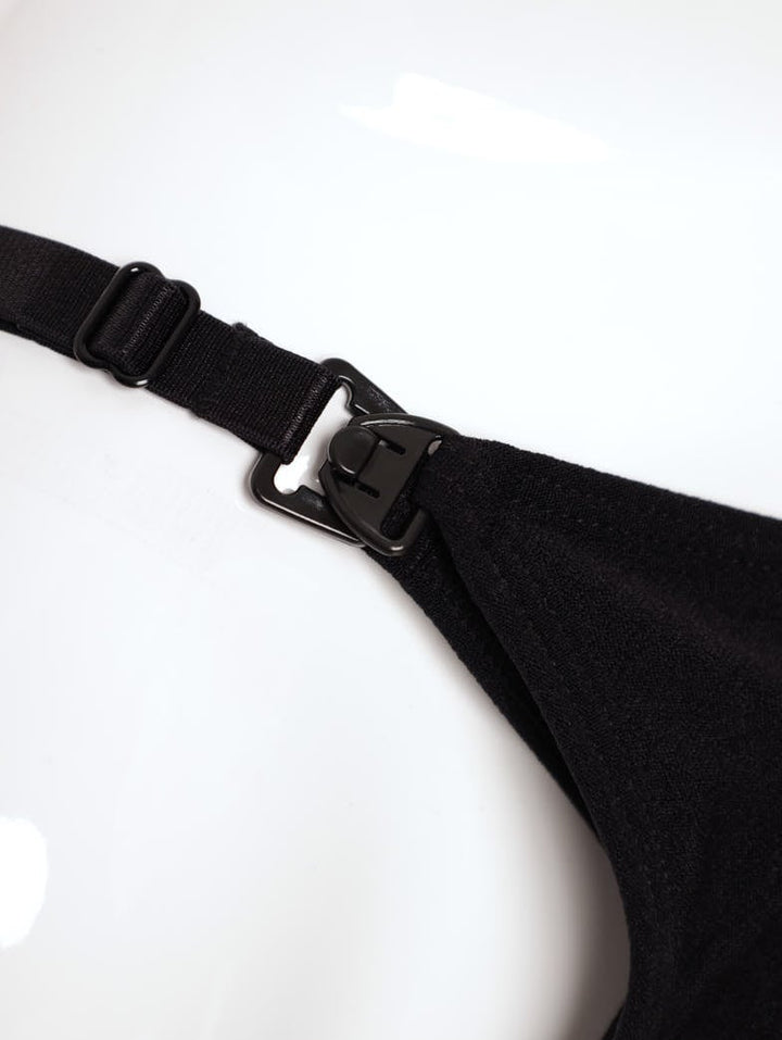 Ladies Single Nursing Bra - Black