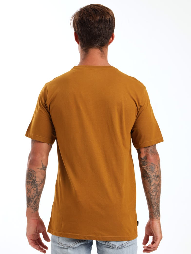 Men's Logo Tee - Dark Mustard