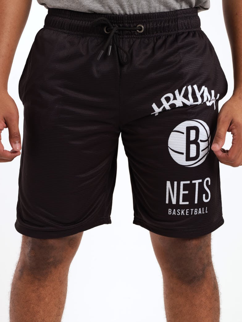 Men's NBA Brooklyn Nets Rockstar Mesh Short - Black