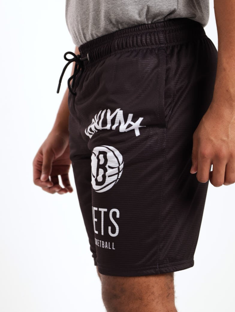 Men's NBA Brooklyn Nets Rockstar Mesh Short - Black