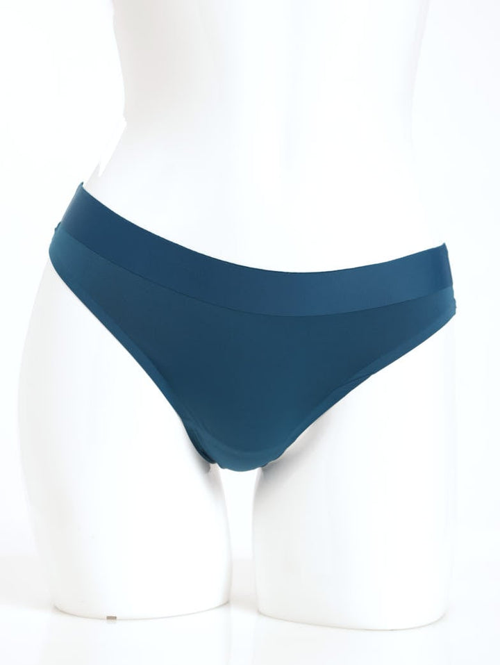 Ladies 3 Pack Microfibre Thong Panty - Shocking Pink/Blue/Floral