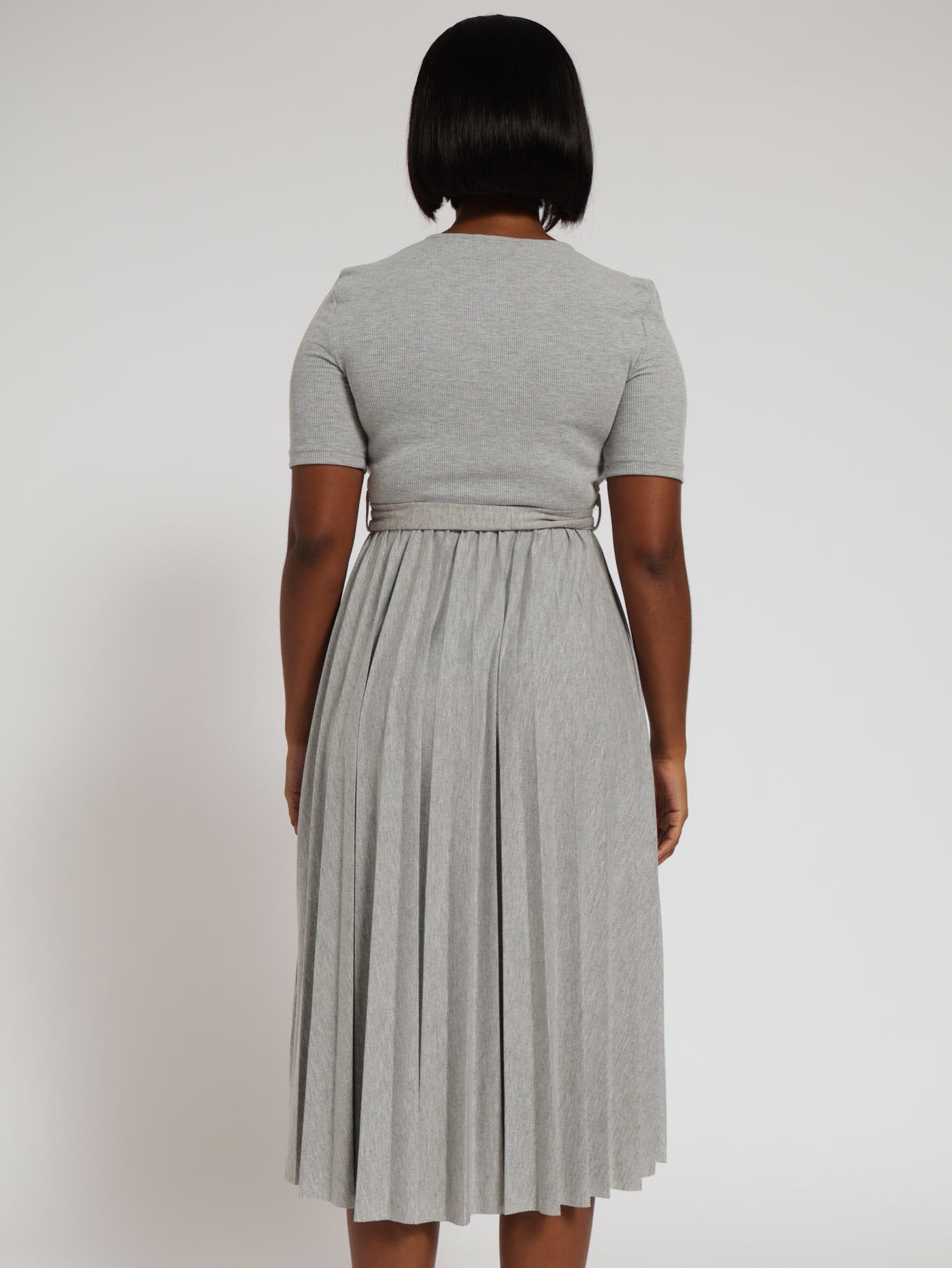 スカート Asymmetric Knitted Volume Dress - grey Asymmetric Knitted Volume Dress - grey - Mame Kurogouchi