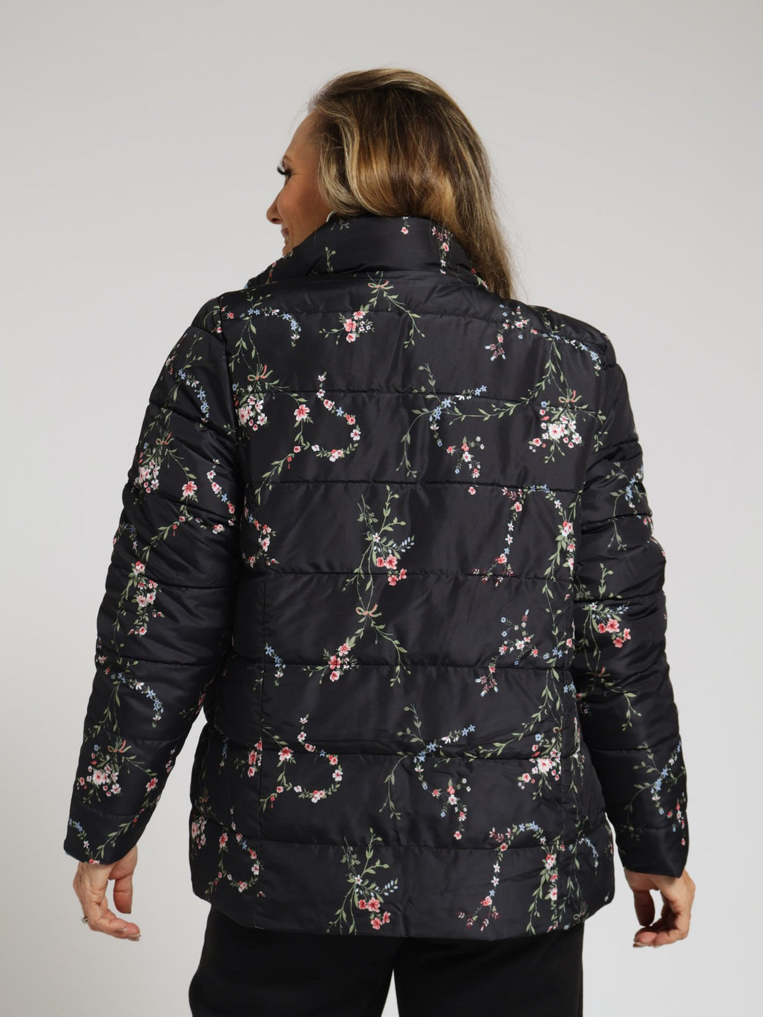 Reversible Puffer Jacket - Black