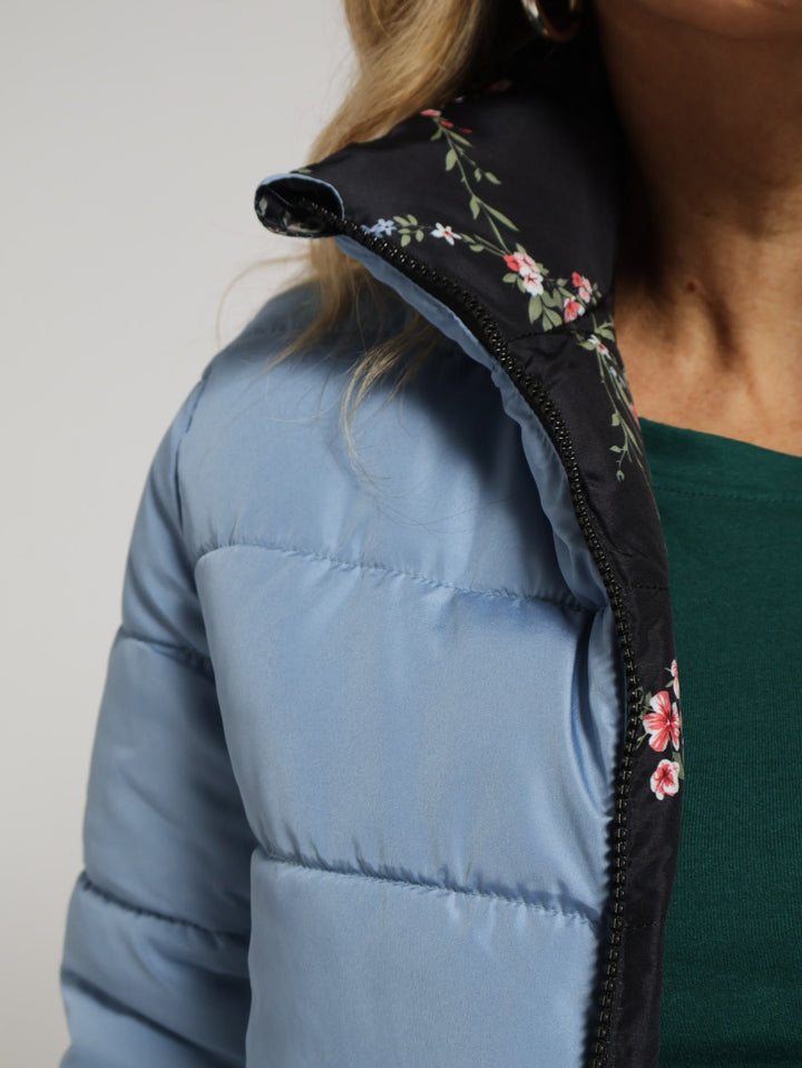 Reversible Puffer Jacket - Black