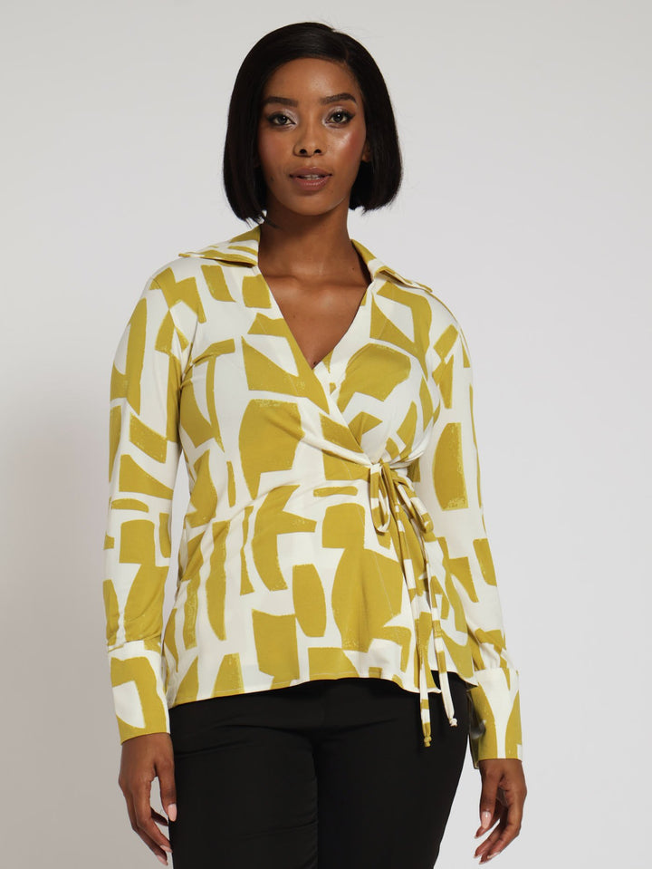 Wrap Slinky Shirt
