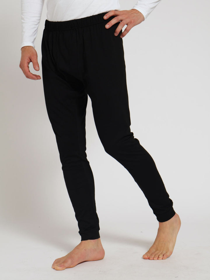 Winter Long John Cotton Thermal - Black