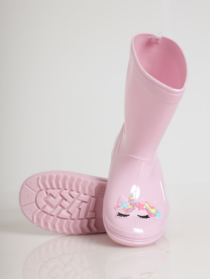 Pre-Girls Gumboot Novelty Boot - Pink
