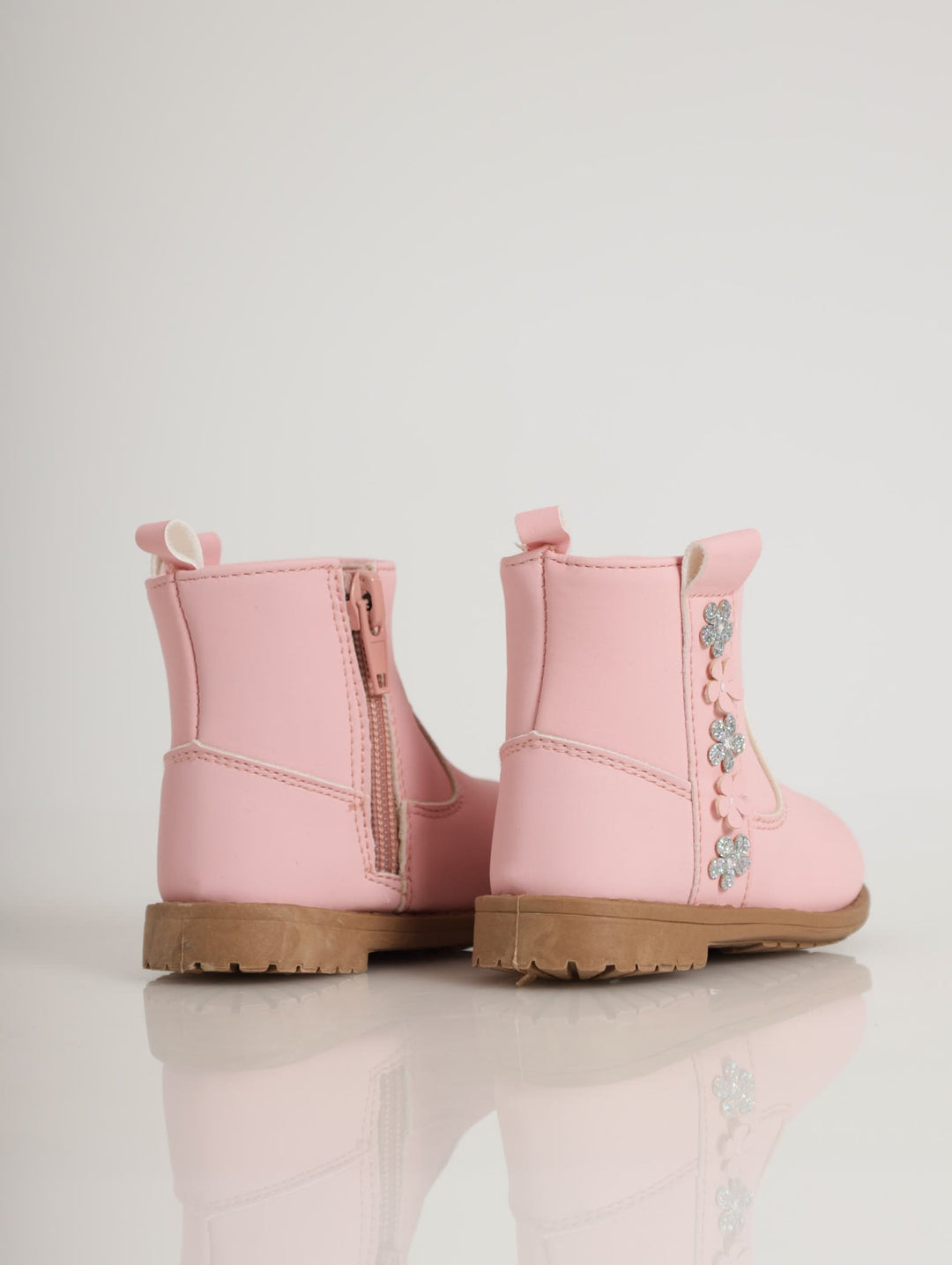 Baby Girls Flower Boots - {ink