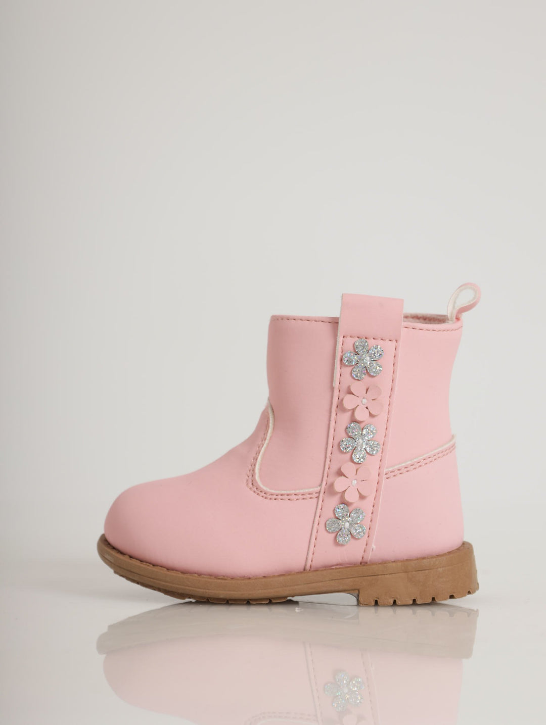 Baby Girls Flower Boots - {ink