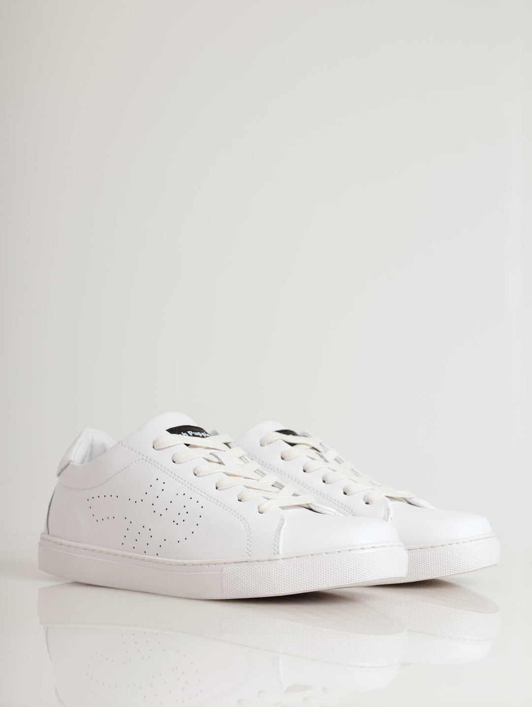 Men's Perforated Sneaker - White