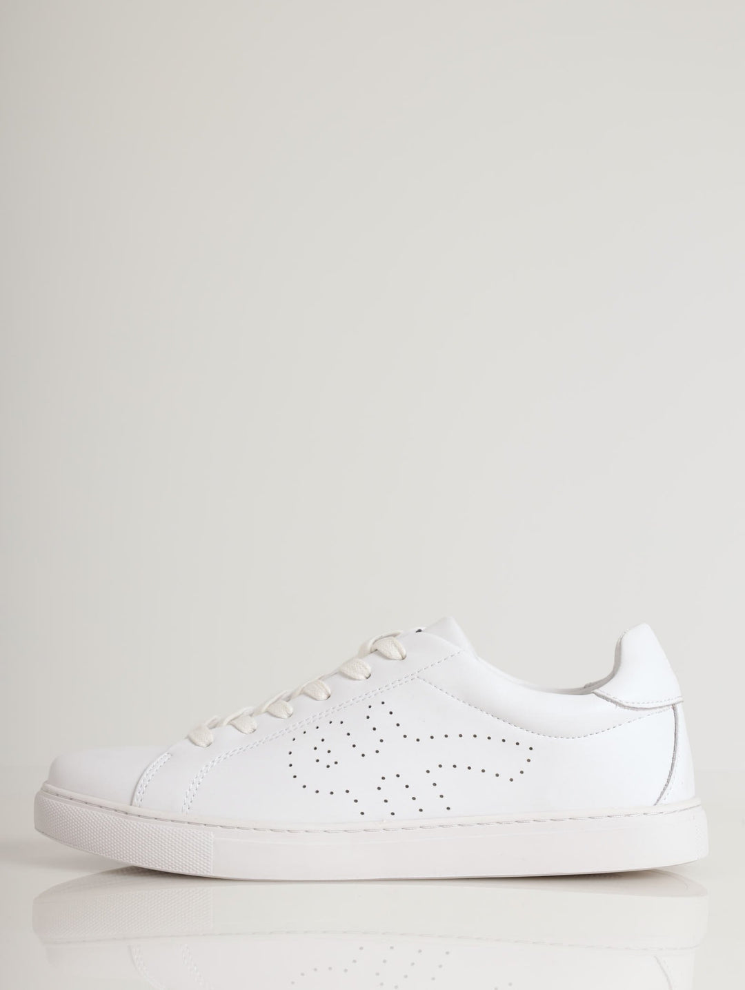 Men's Perforated Sneaker - White