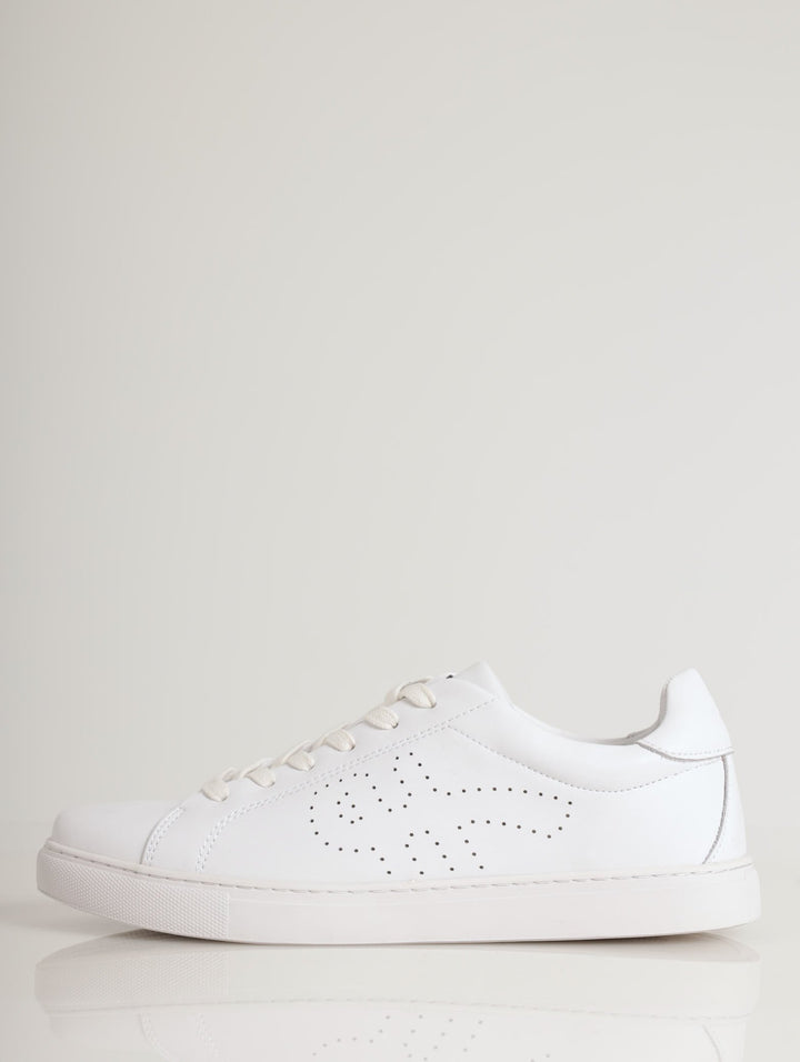 Men's Perforated Sneaker - White