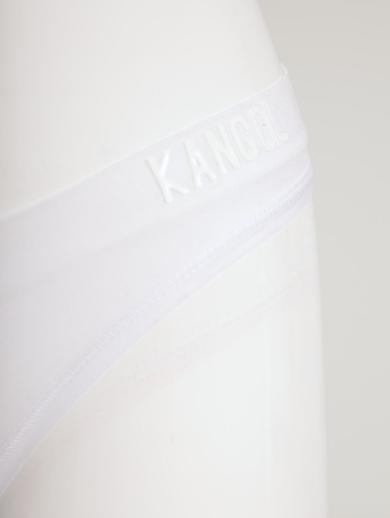 Ladies 3 Pack Seamless Thong Panty - Black/Mocca/ White