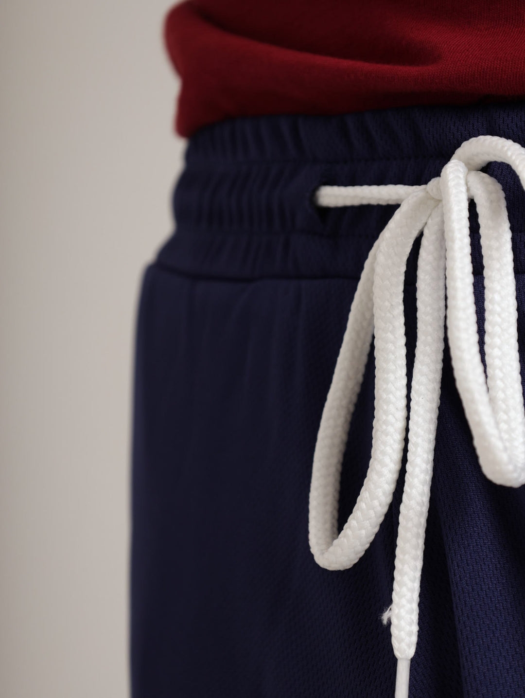 Mens's Basketball Short - Navy/White