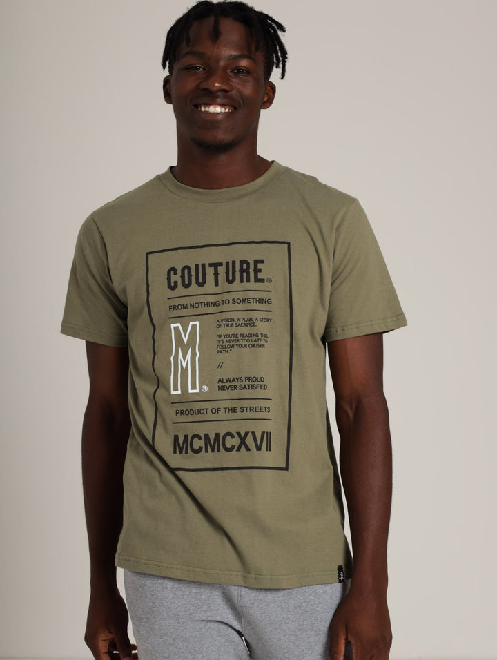 Men's Block Tee - Fatigue