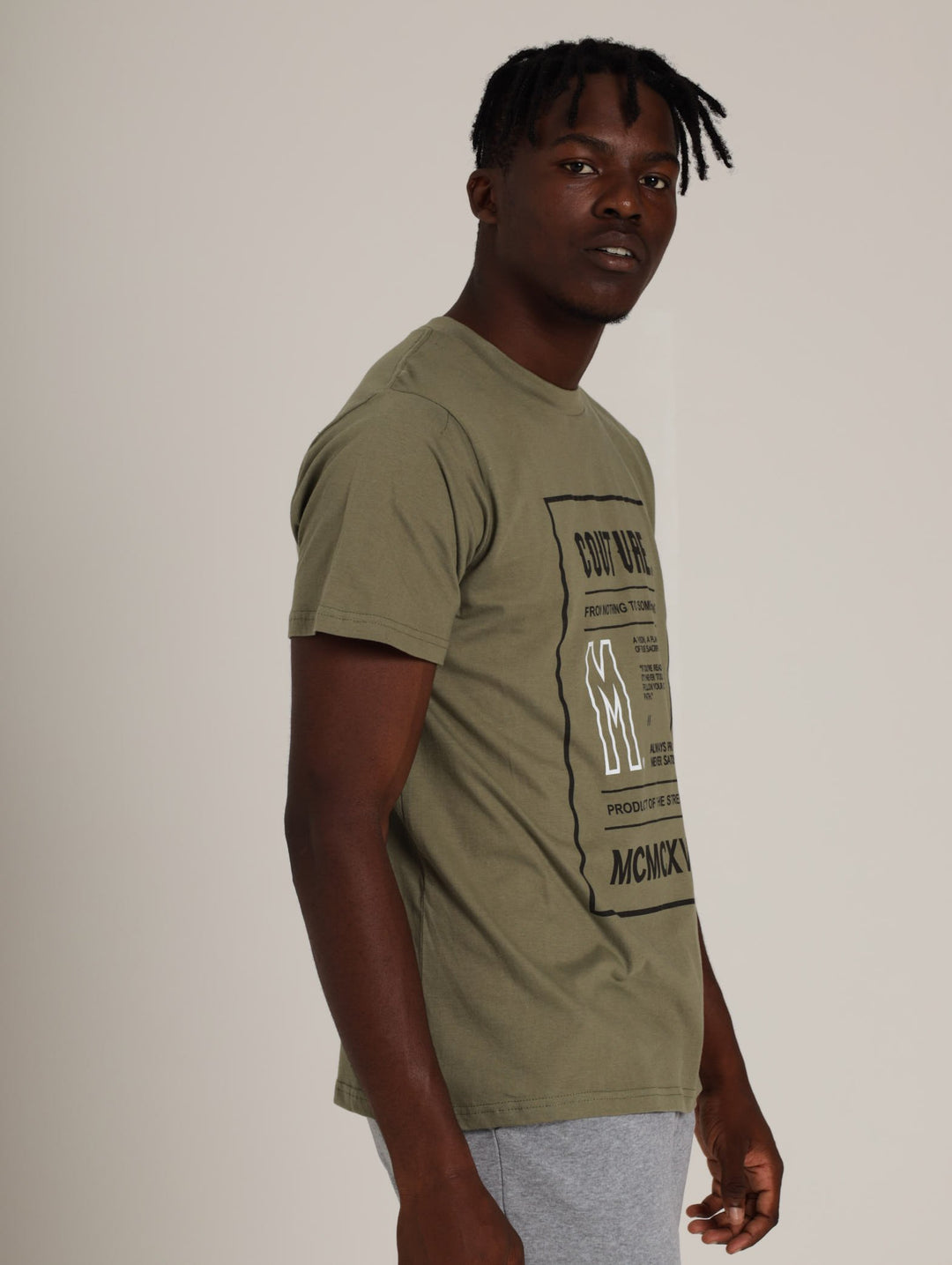 Men's Block Tee - Fatigue