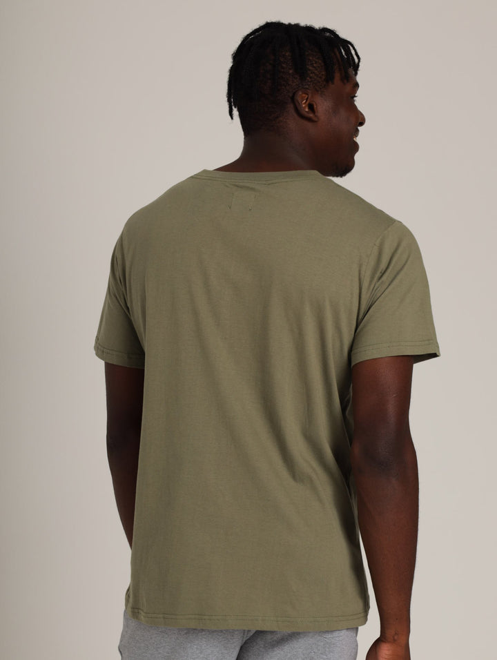 Men's Block Tee - Fatigue