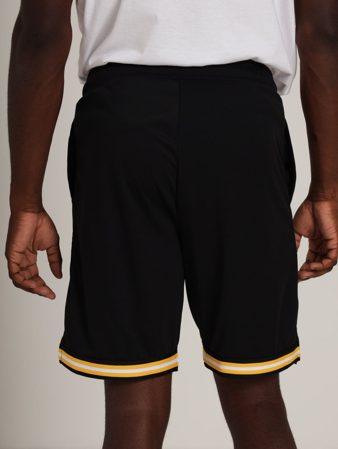 Mens's Basketball Short - Black/White