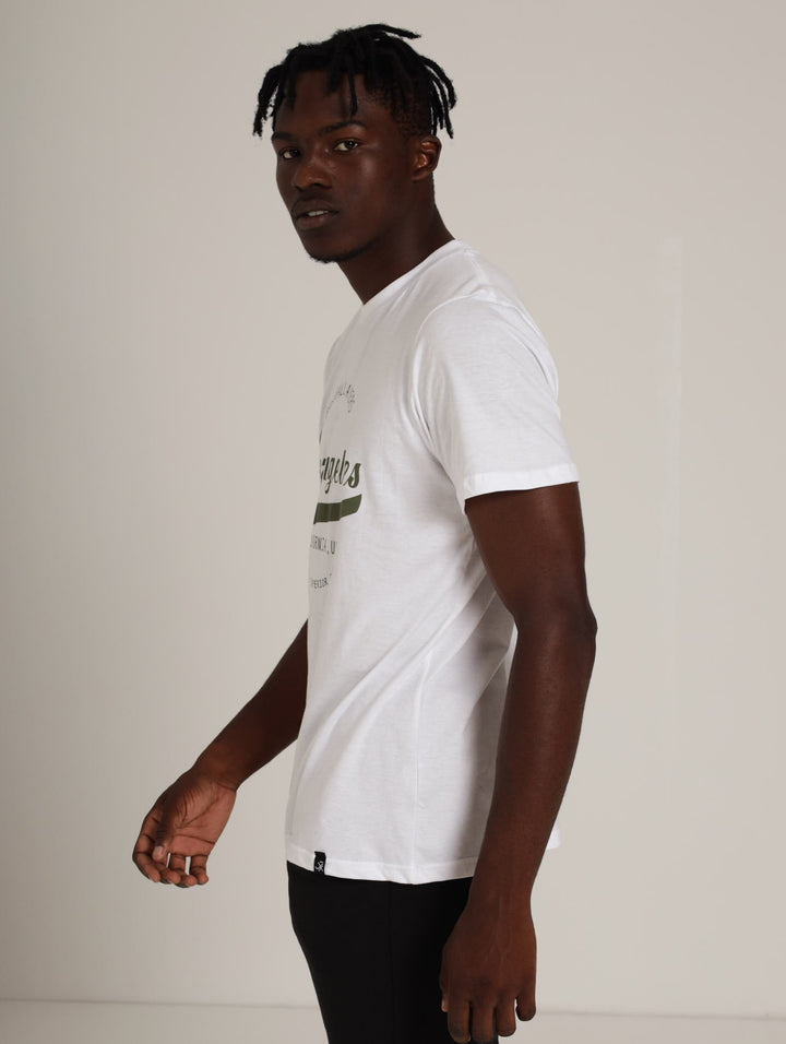 Men's Baseball Tee - White