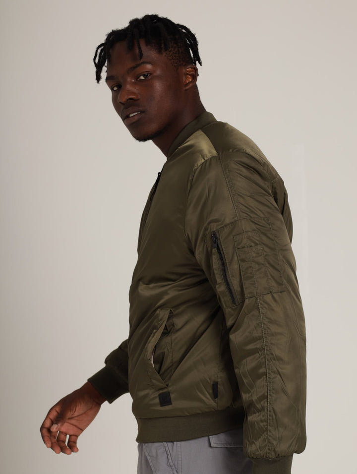 Men's Bomber Jacket - Fatigue