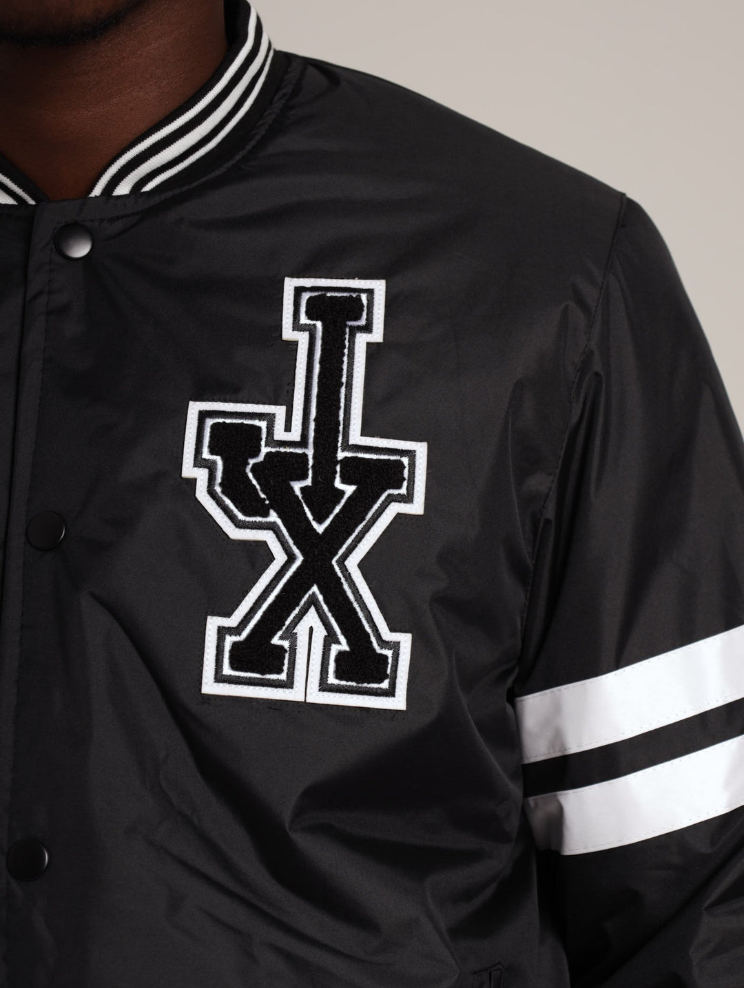 Men's Varsity Jacket - Black