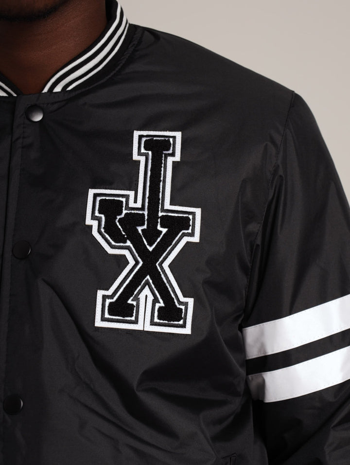 Men's Varsity Jacket - Black
