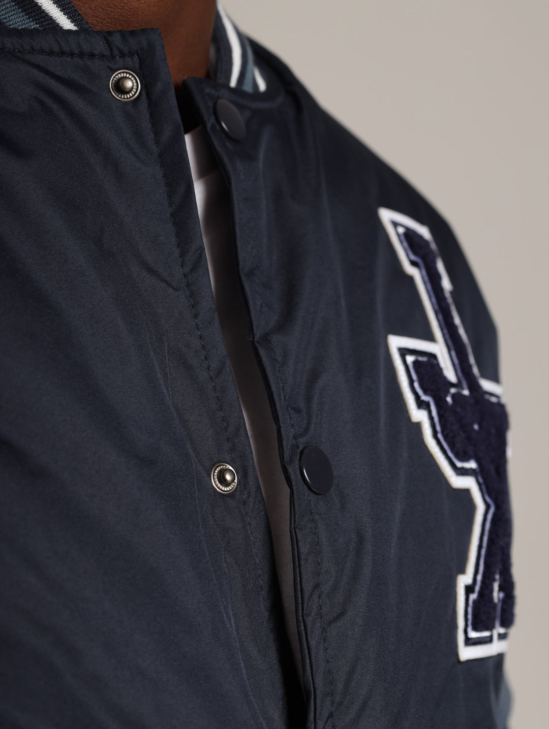 Men's Varsity Jacket - Navy