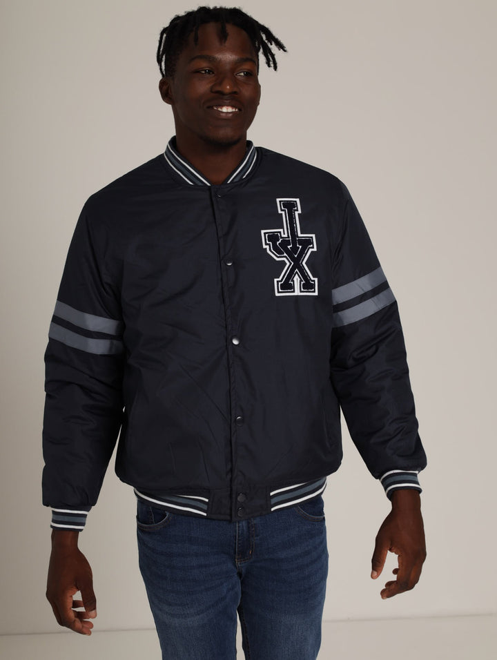 Men's Varsity Jacket - Navy