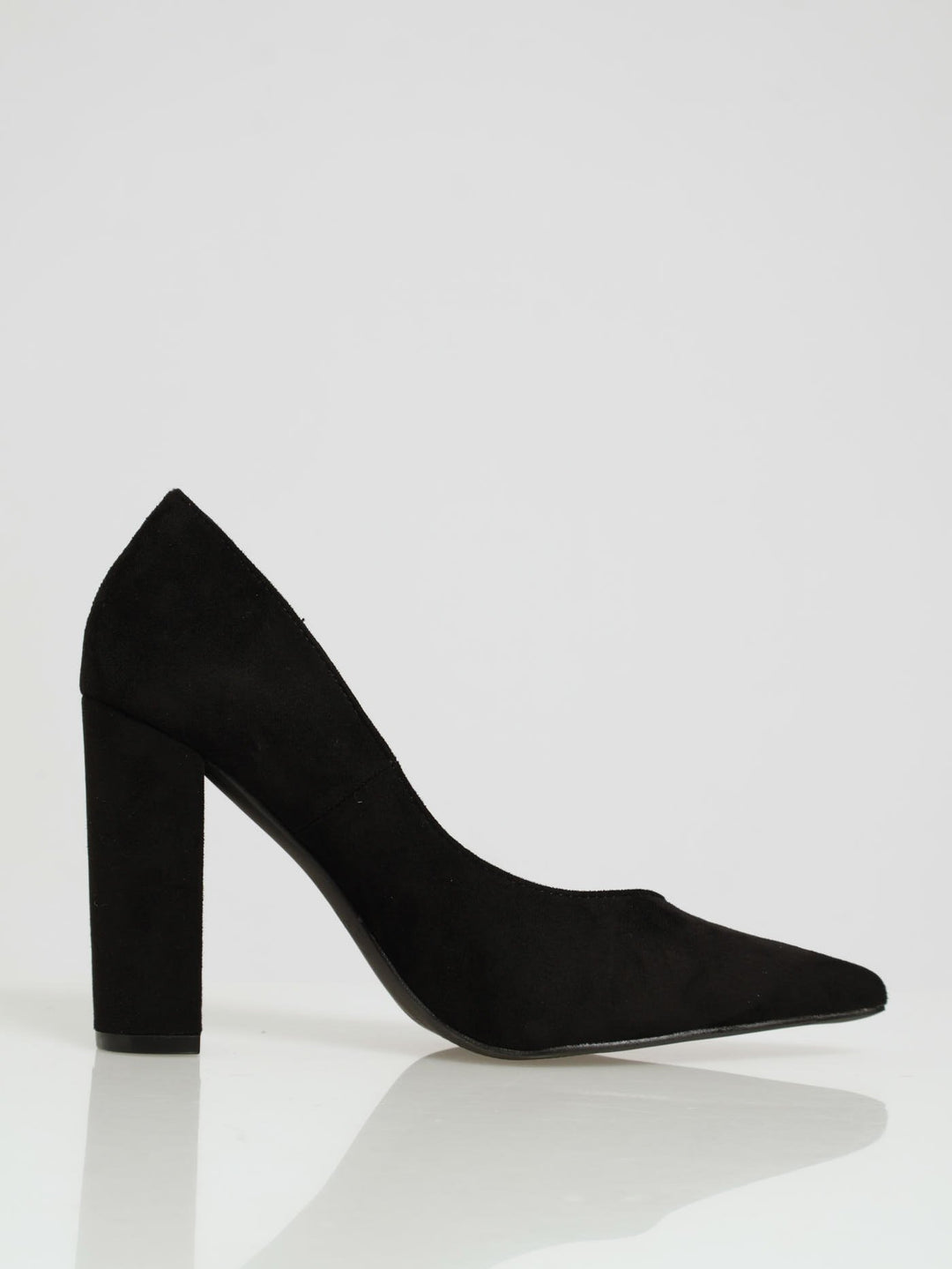 Criss 6 Suede Block Heel - Black