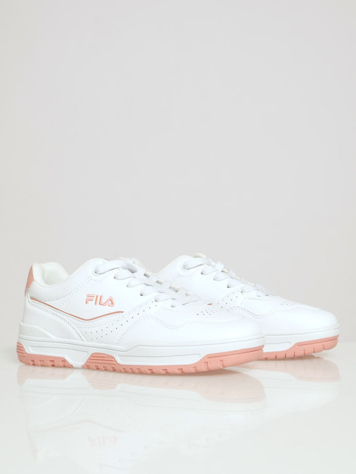 Jenson Lace Up Sneaker - White/Pink