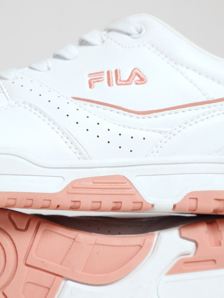 Jenson Lace Up Sneaker - White/Pink
