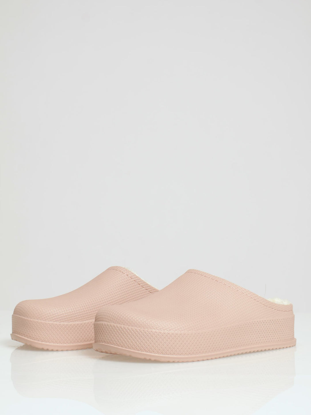 Lined Closed Toe Eva Clog - Dusty Pink