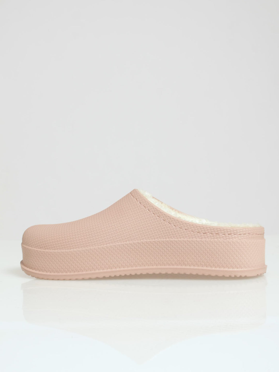 Lined Closed Toe Eva Clog - Dusty Pink