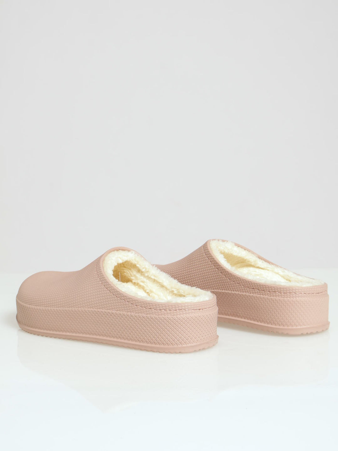 Lined Closed Toe Eva Clog - Dusty Pink