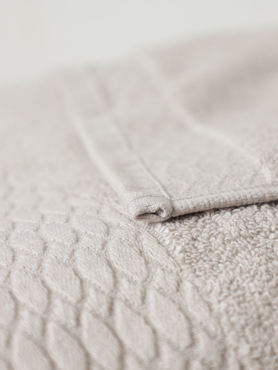 480gsm Micro Cotton Towels - Light Grey