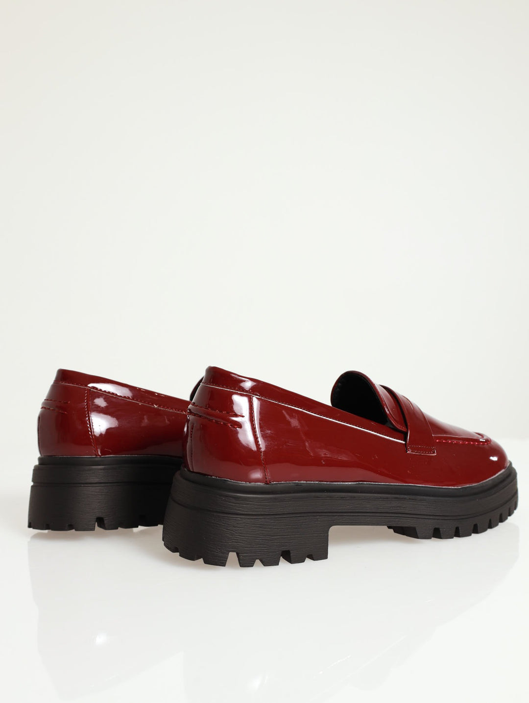 Chunky Moc Loafer - Burgundy