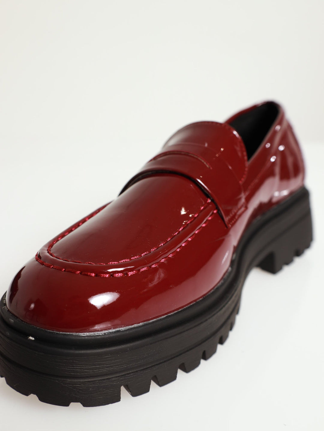 Chunky Moc Loafer - Burgundy