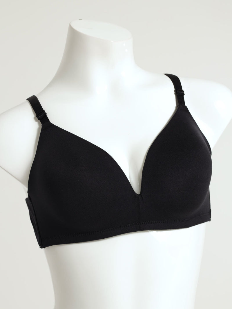 2 Pack Soft Touch Moulded Bra - Mocha/Black