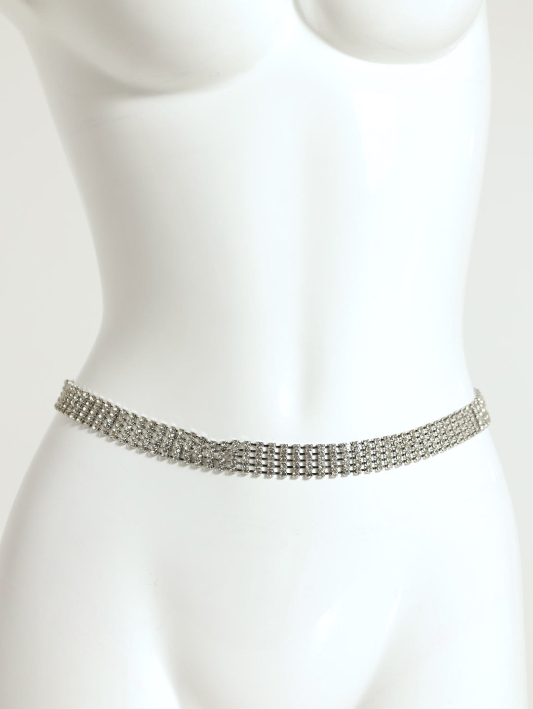 Bling Chain Waist Belt - Silver