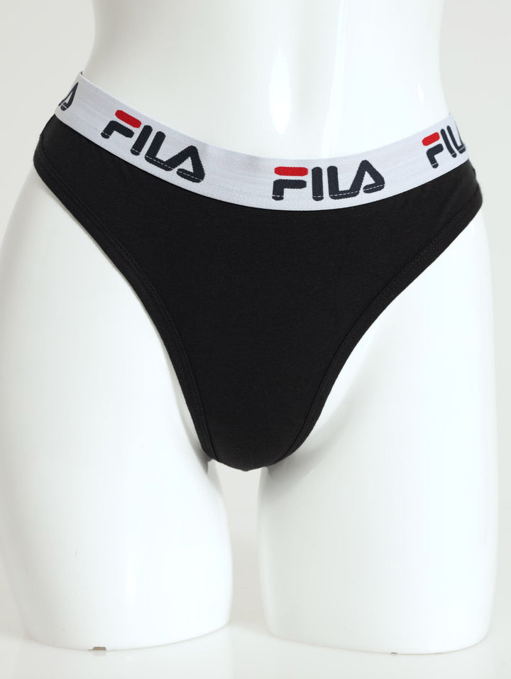 2 Pack Tia Thong - White/Black