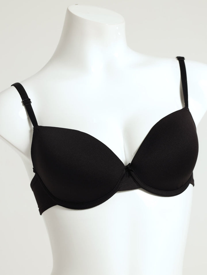 2 Pack T-Shirt Bra - Black/Black